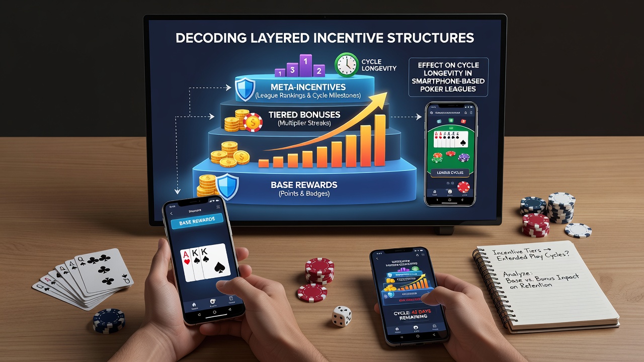 Analyse mehrschichtiger Anreizstrukturen in mobilen Poker-Apps mit Fokus auf Zyklusdauer und Spielerbindung