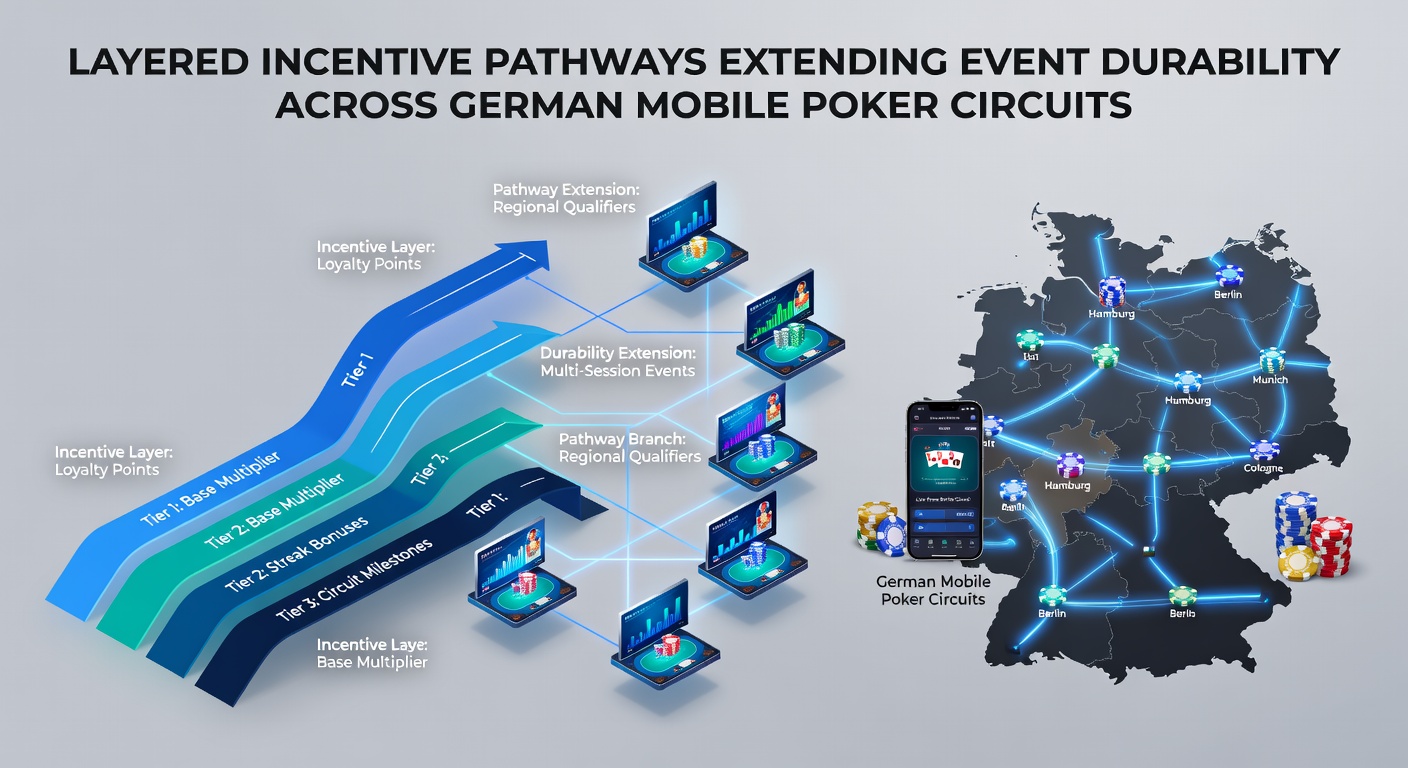Darstellung gestaffelter Belohnungssysteme in mobilen Poker-Apps mit Fokus auf deutsche Turnierkreisläufe