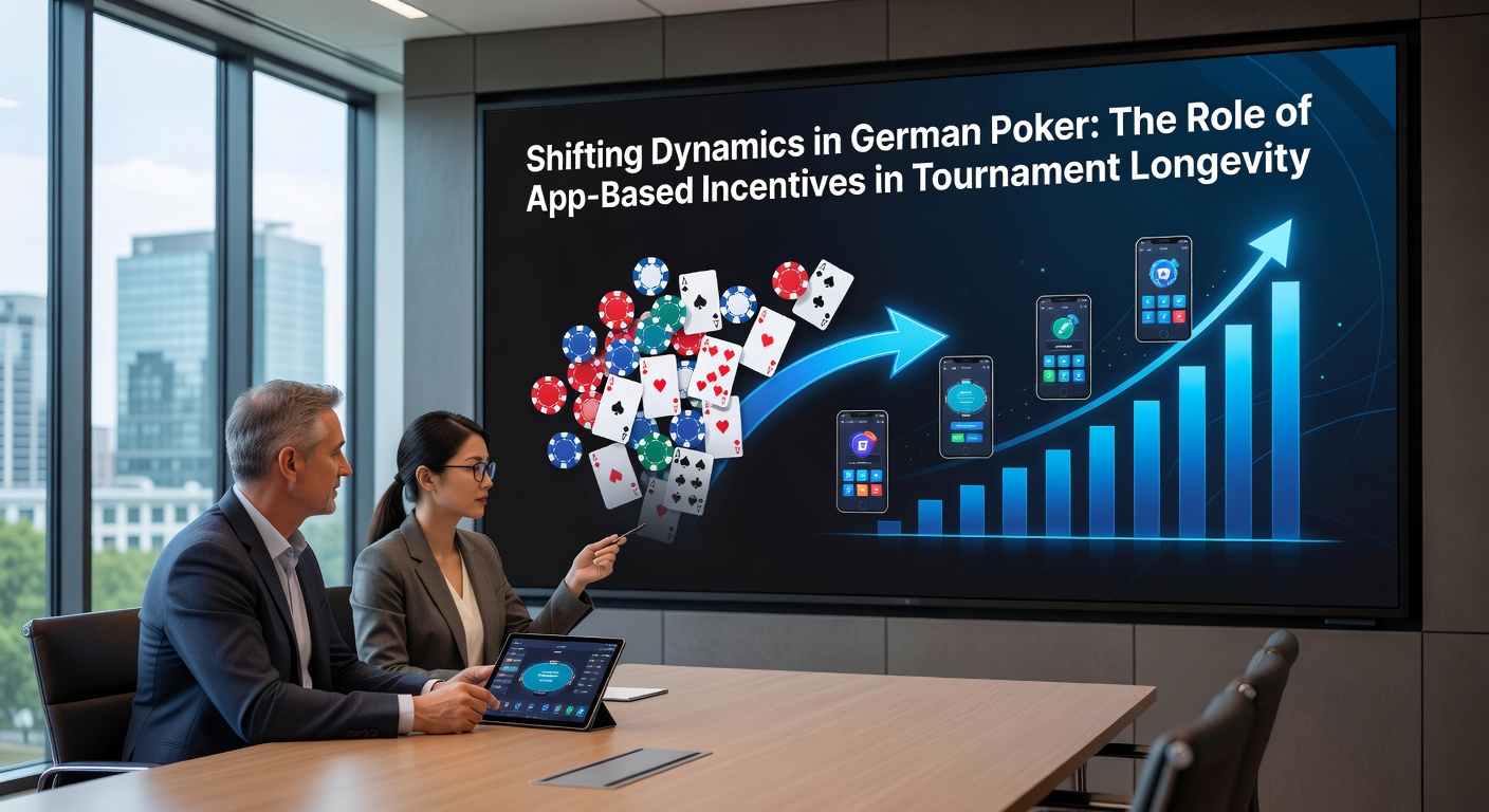Illustration der veränderten Pokerdynamik durch mobile Anreize in Deutschland