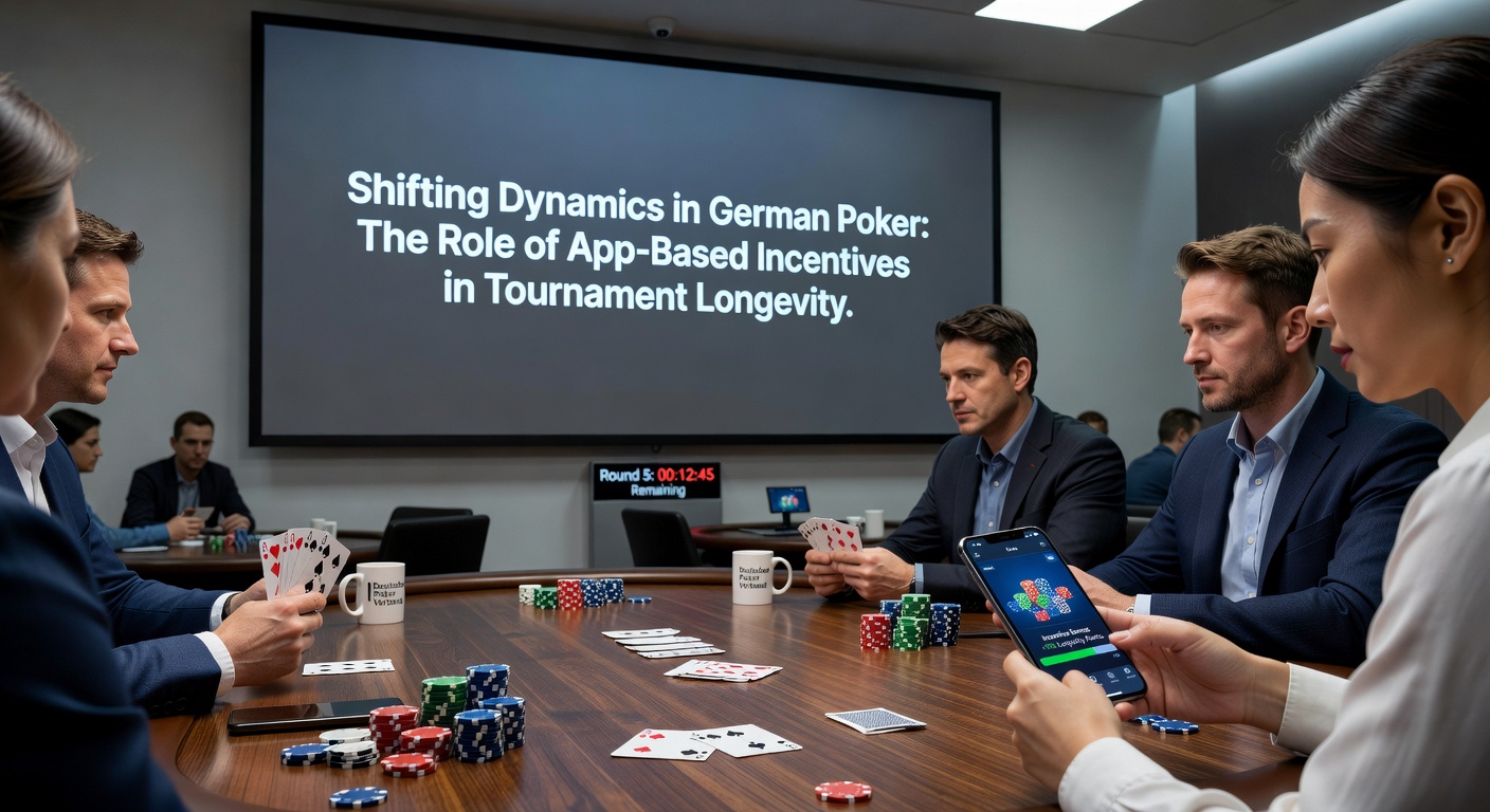 Grafik zu Auswirkungen app-basierter Anreize auf deutsche Pokerturniere