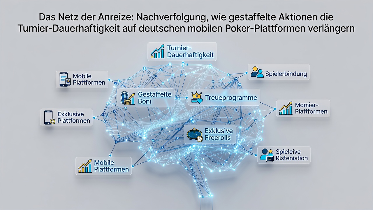 Darstellung gestaffelter Bonusstrukturen auf mobilen Poker-Plattformen in Deutschland